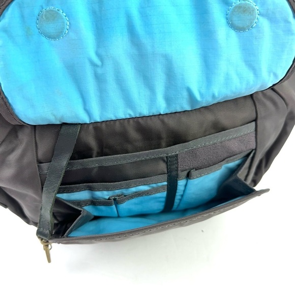 Overland Equipment Handbag Brown Gray Shoulder Bag Embroidered Floral Purse - Picture 6 of 13